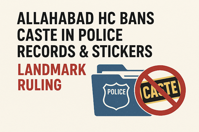A LEGAL STRIKE AT CASTE PRIDE