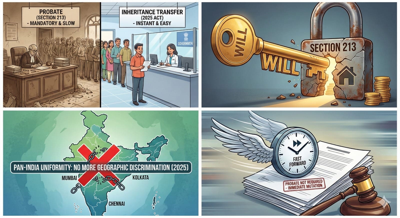 Visual guide to the new Probate in India 2026 process
