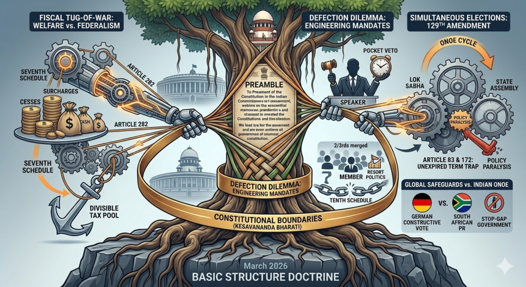 Detailed analysis of the 129th Amendment Bill ONOE impact on Indian Federalism