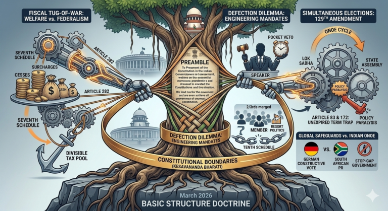 Detailed analysis of the 129th Amendment Bill ONOE impact on Indian Federalism