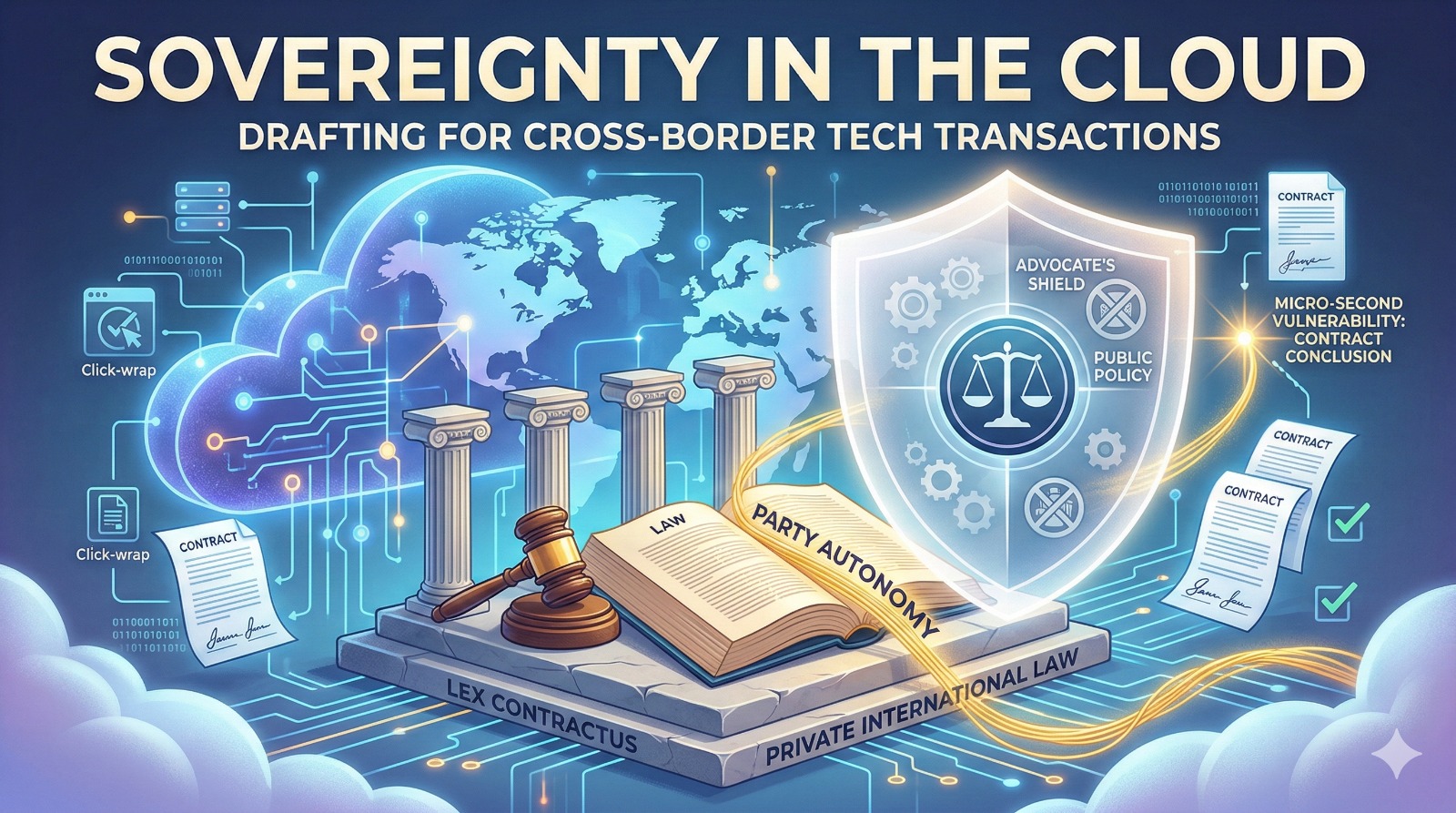 Mastering Sovereignty in the Cloud and Party Autonomy in Tech Transactions.