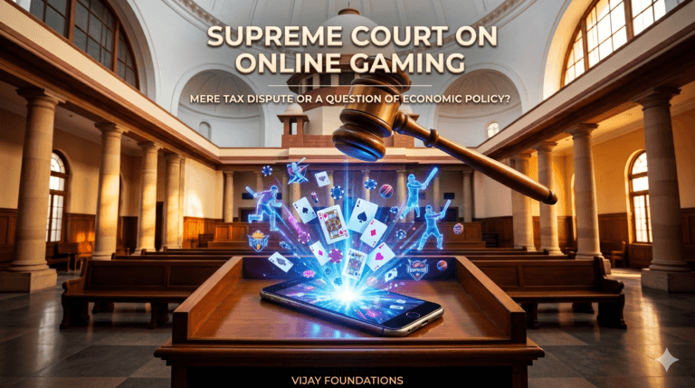 Supreme Court of India and Online Gaming GST Ruling