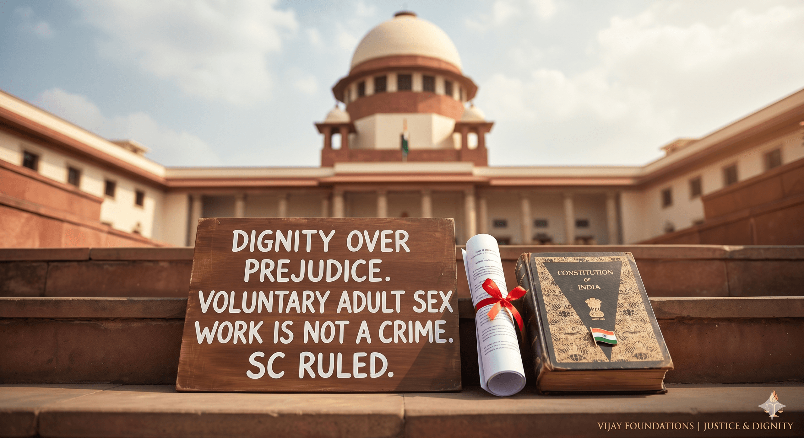 Supreme Court voluntary sex workers ruling at the courthouse