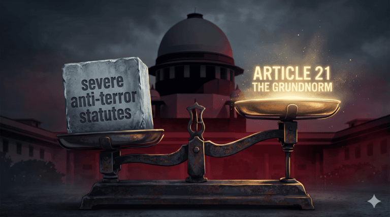 UAPA bail legal provisions balanced against Article 21 by Vijay Foundations