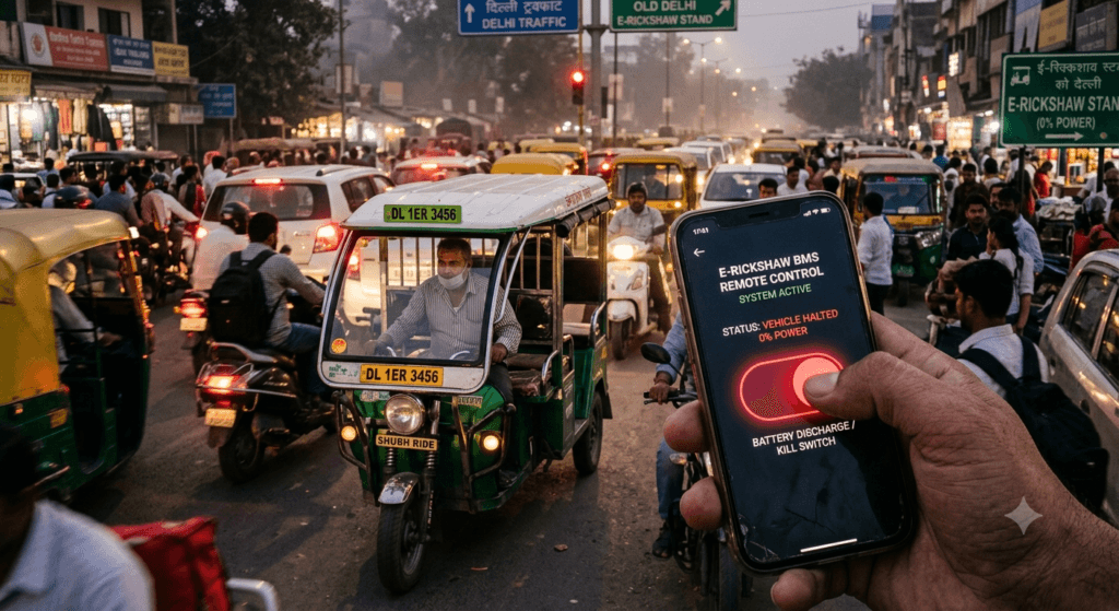 e-rickshaw kill switch app vulnerability