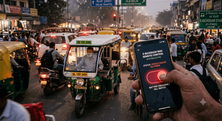 e-rickshaw kill switch app vulnerability