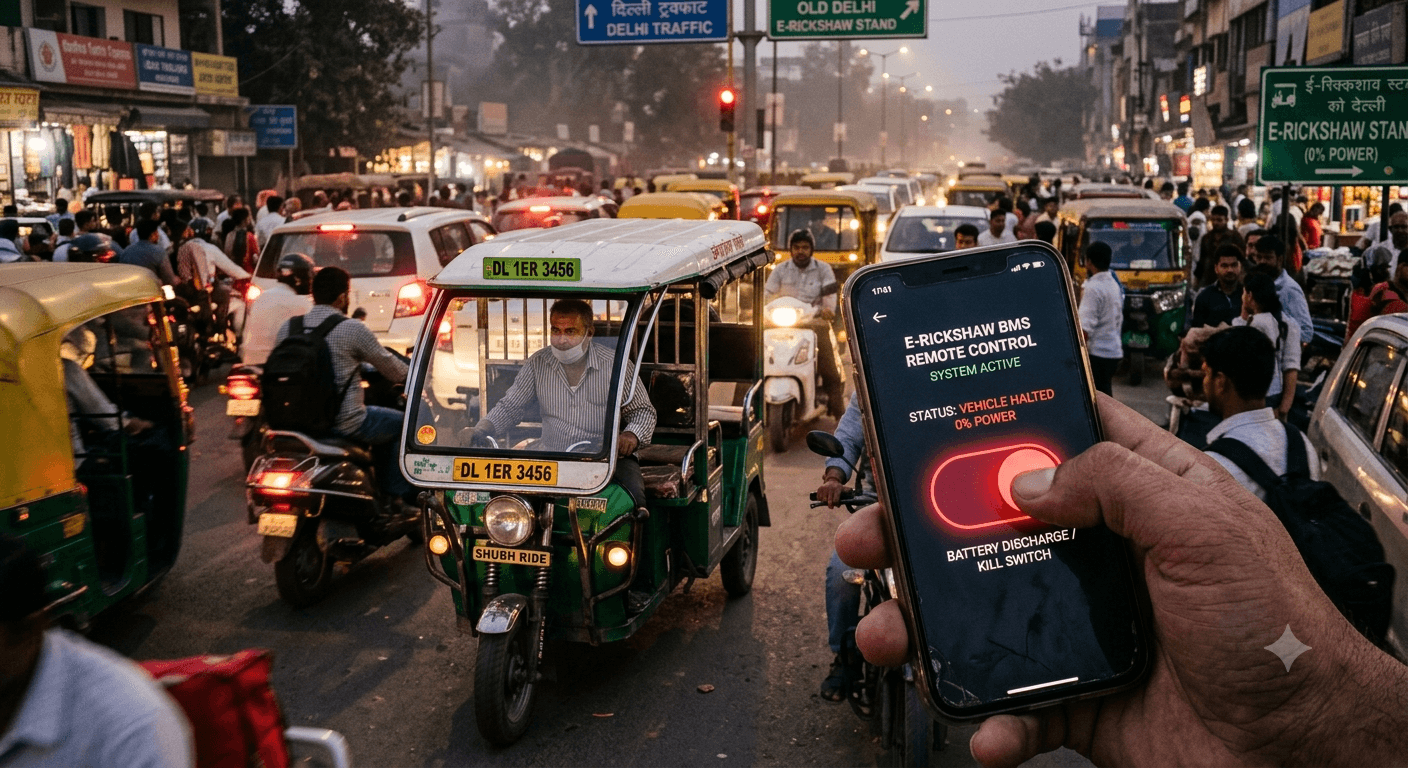 e-rickshaw kill switch app vulnerability