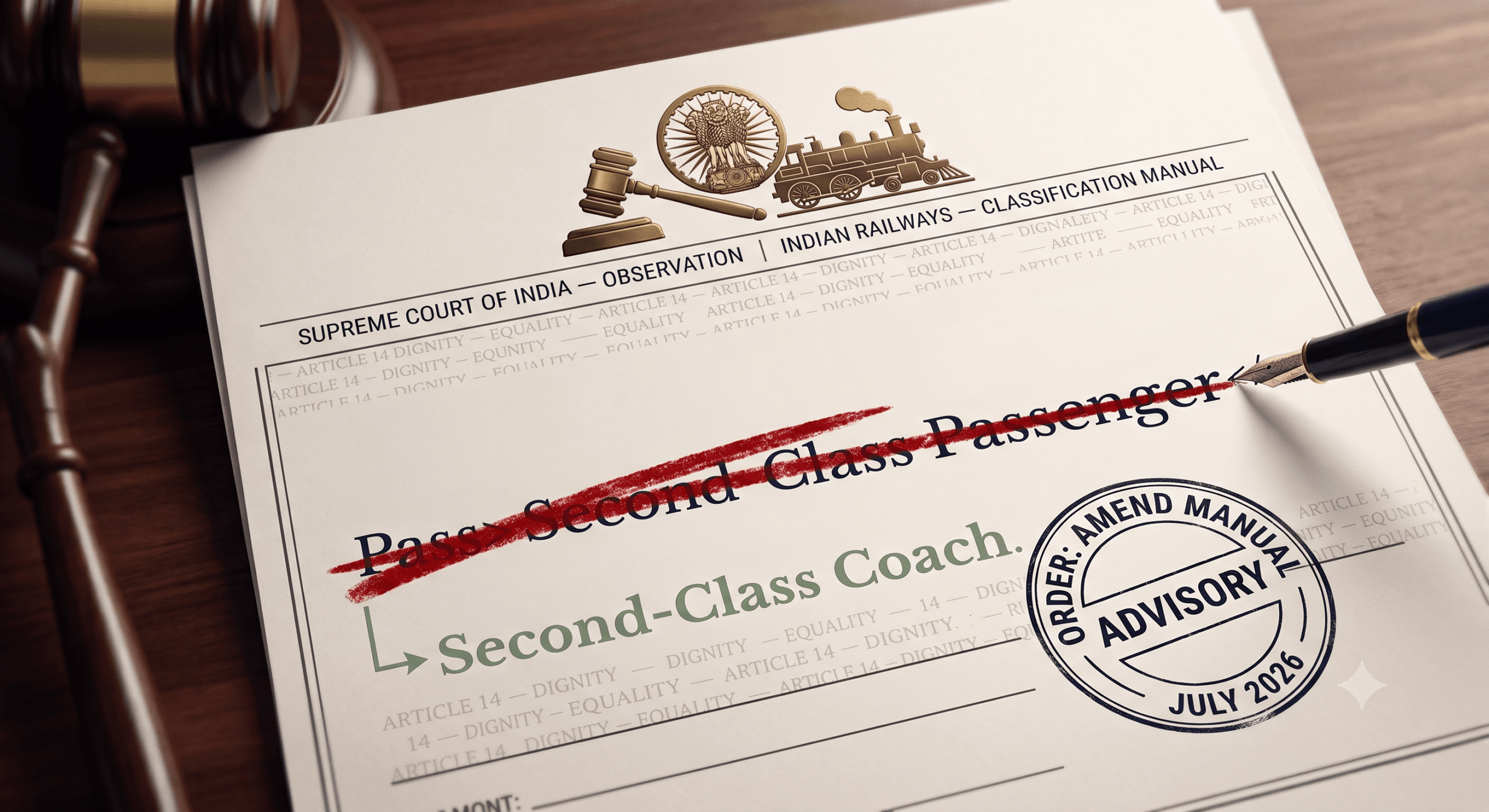 Supreme Court second class passenger ticket analysis