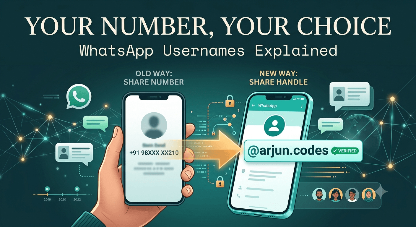 WhatsApp usernames explained — guide to hiding your phone number
